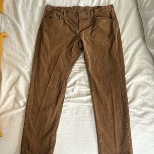 Brown Brooks Bros Slim Fit Cords